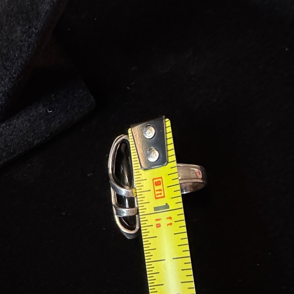 SLANE Silver Women's Geometric Ring - Picture 8 of 9